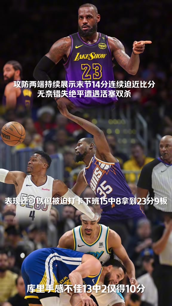詹杜庫三人集體輸球！