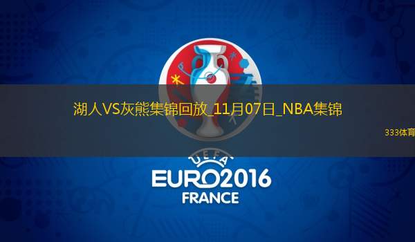 11月07日NBA常規(guī)賽湖人-灰熊精彩鏡頭