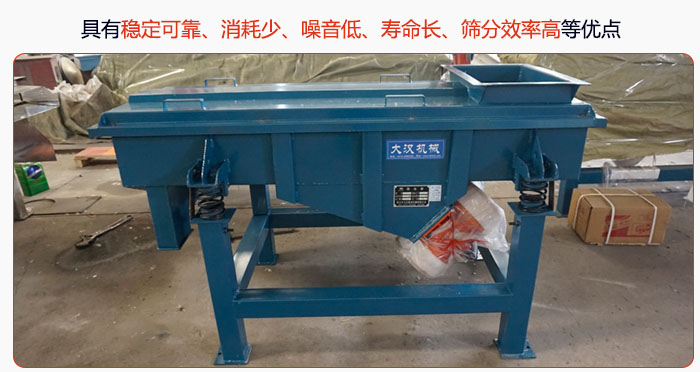 具有穩(wěn)定可靠、消耗少、噪音低、壽命長、振型穩(wěn)、篩分效率高等優(yōu)點