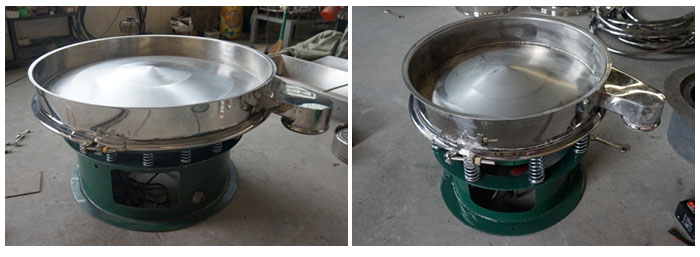 旋振篩底框安裝在振動體上面。